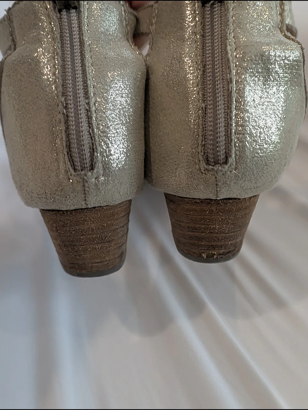 Joyfolie Sparkle T-Strap Dress Sandals - Silver